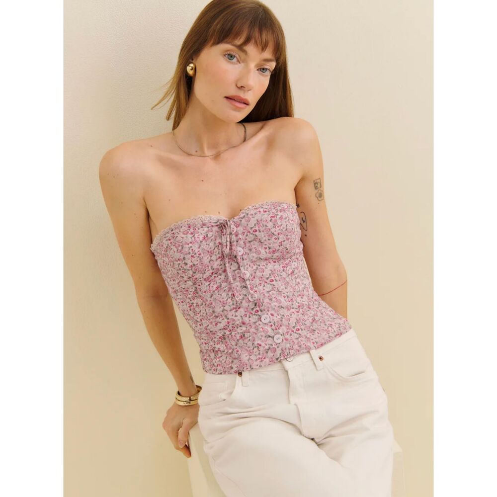 Reformation Dalia Top in Rosin NWT